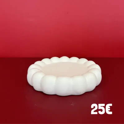 Photo des pièces de céramique avec leur prix