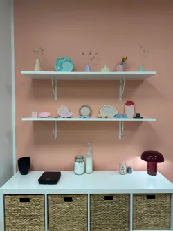 Photo des pièces de jesmonite